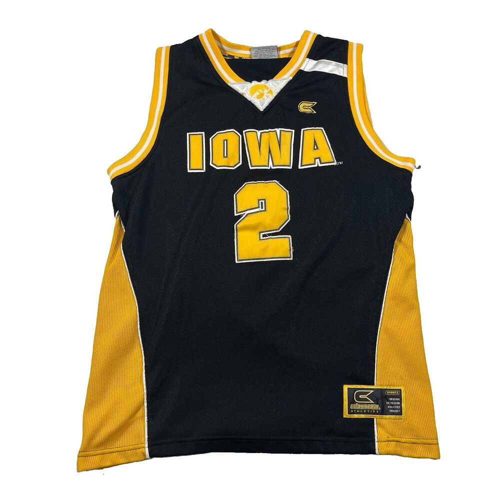 ORIGINAL COLOSSEUM YOUTH SIZE 20 XL IOWA #4 COLLEGE EQUIPMENT JERSEY